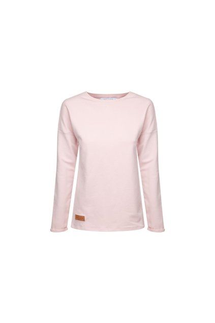Dámská tepláková mikina BASIC pink (Velikost XS)
