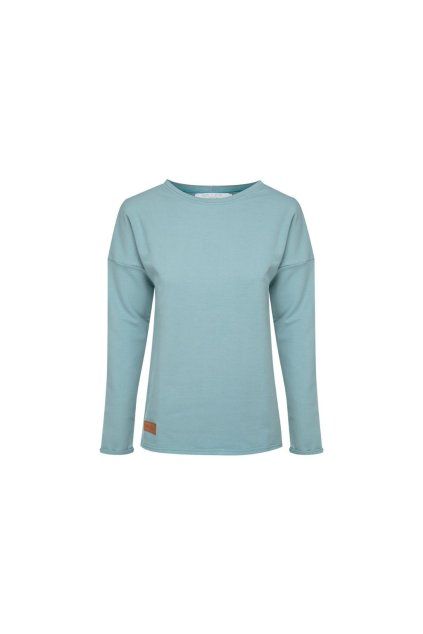 Dámská tepláková mikina BASIC mint (Velikost XS)