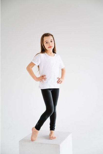 Dětské tričko BASIC ROLL bílé (Velikost 98/104)