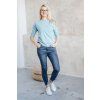 Dámské tričko BASIC LONG 3/4 rukáv mint (Velikost XS)