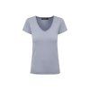 Dámské tričko BASIC "V" světle šedé (Velikost XS)
