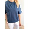 Dámské tričko OVERSIZE modré (Velikost XXL)