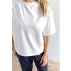 Dámské tričko OVERSIZE bílé (Velikost XXL)