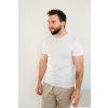 Pánské tričko BASIC kulatý výstřih white (Velikost XXL)