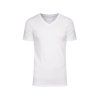 Pánské tričko BASIC "V" white (Velikost XL)