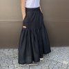 Sukně lněná LINEN BLACK (Velikost XS)
