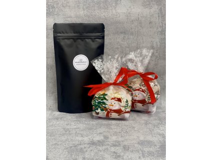 Vánoční balíček s horkou čokoládou