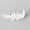 Brož z porcelánu - krokodýl