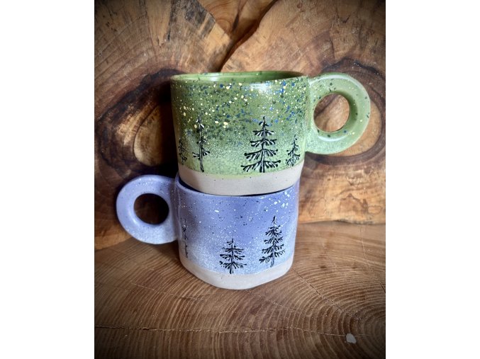 Set dvou hrnků - V lese