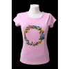 Dámské tričko s potiskem věnce Pure