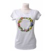 Dámské tričko s potiskem věnce Pure