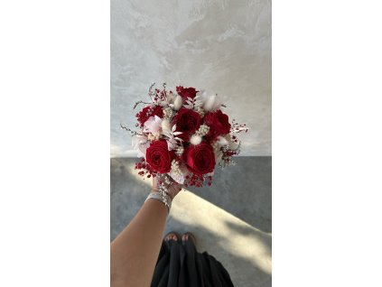 Stabilizovaný box s růžemi