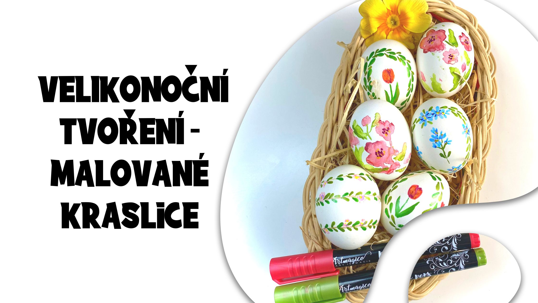Velikonoční tvoření - malované kraslice