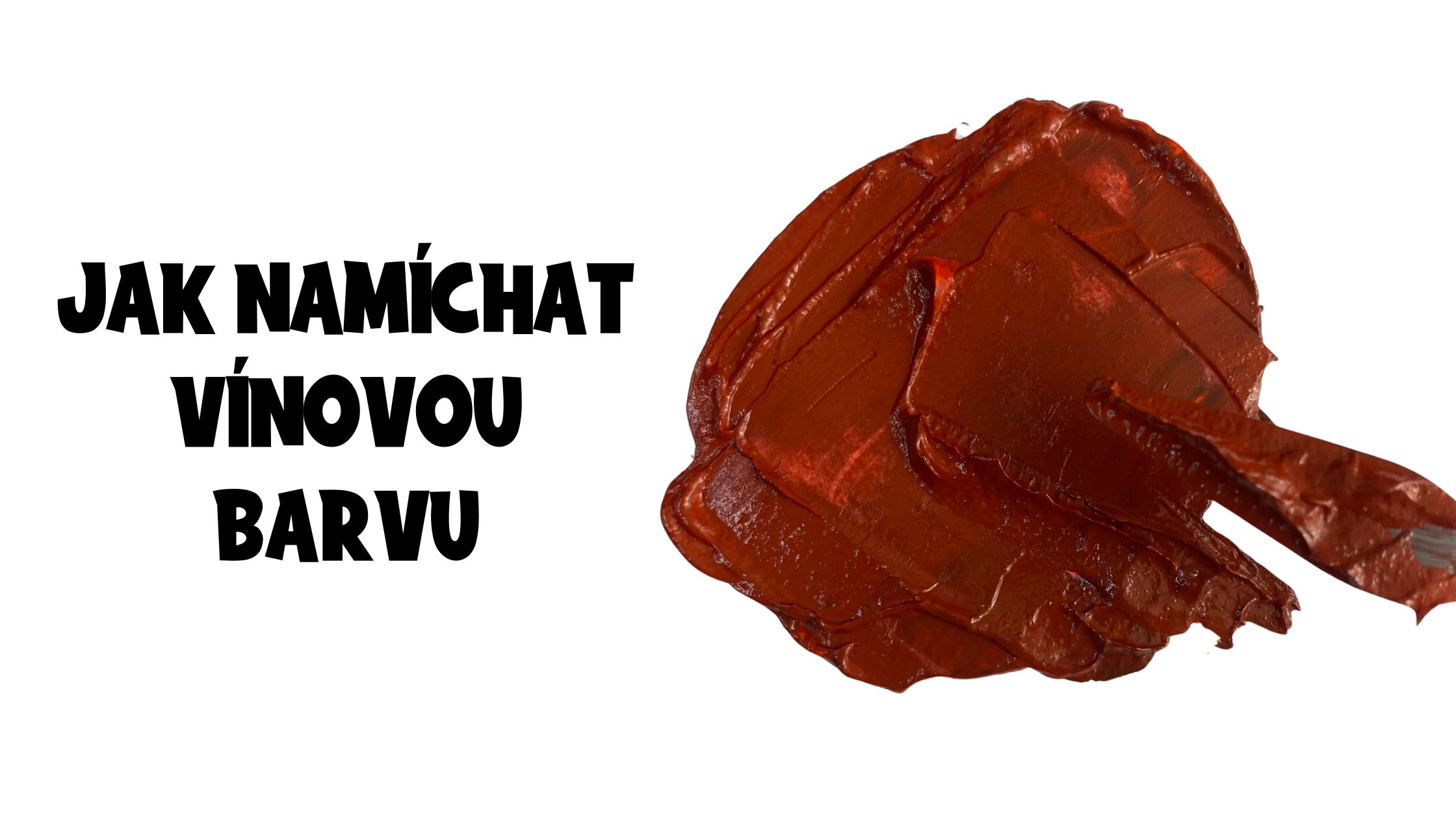 Jak namíchat vínovou barvu