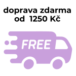 Doprava zdarma pro objednávky nad 1250 korun