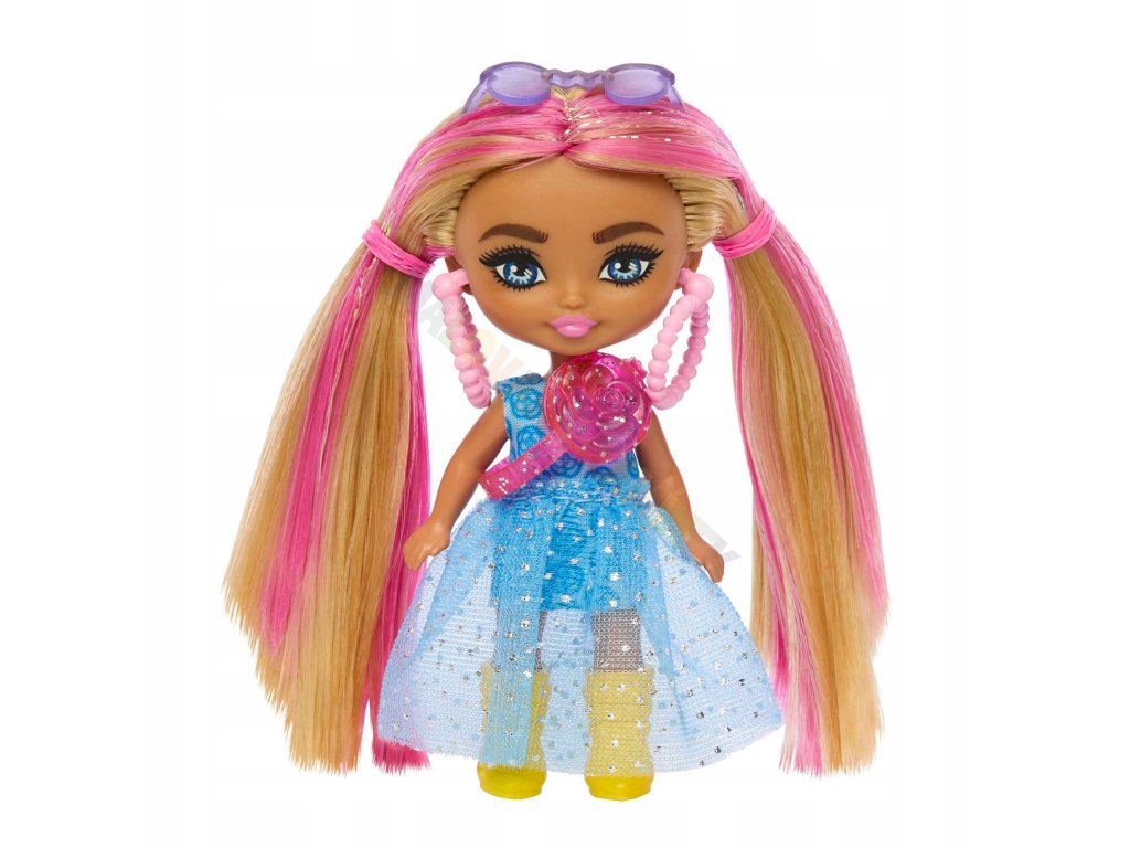 30877 2 barbie extra mini minis s modrymi saty