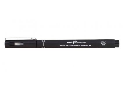Liner UNI PIN - 0,3 mm, černý