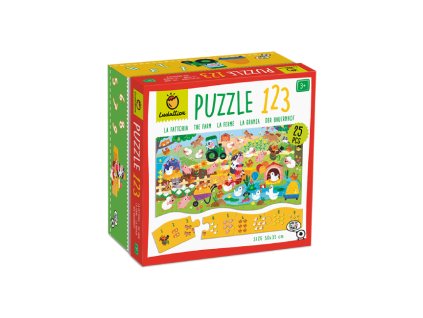 10304 ludattica puzzle 123 nauc se pocitat farma
