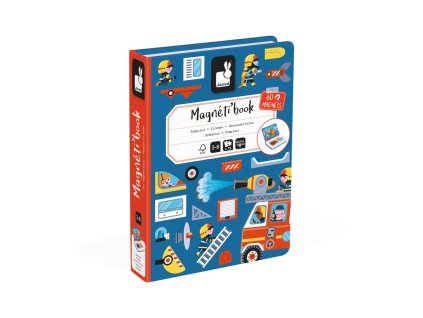 Janod  - Magnetická kniha plná magnetů - Hasiči