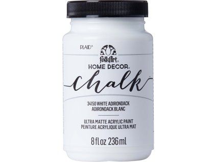 FolkArt Home Decor Chalk - Bílá - 236 ml