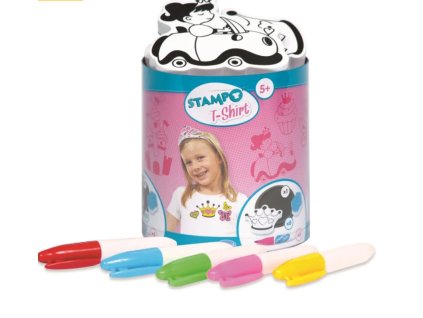 Aladine Stampo T-Shirt - Razítka na textil , 8 ks - Pohádkové království *