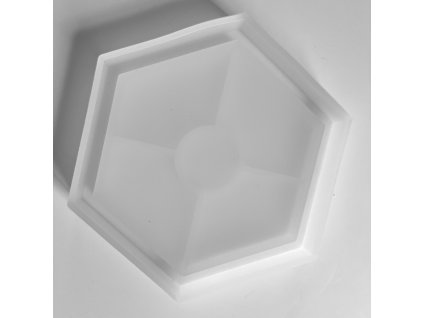 Silikonová forma hexagon 10 cm
