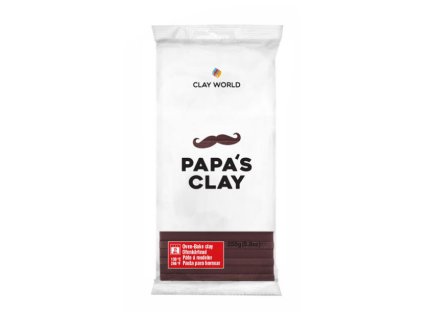 Papa's Clay Polymerová hmota 250 g světle hnědá