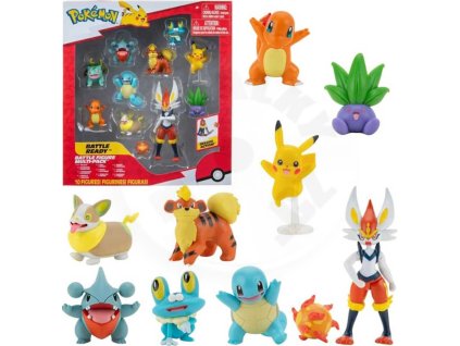 25143 pokemon battle ready set 10 figurek