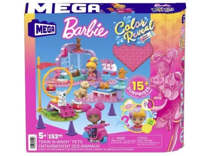 25326 mega construx barbie color reveal trenuj a pecuj o mazlicky