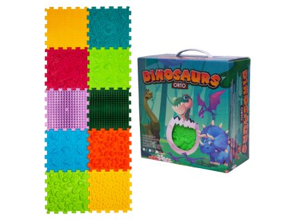 25389 masazni podlozka ortek dinosauri puzzle 10 prvku