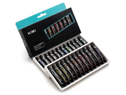 HIMI akrylové barvy Set - 24 x 12 ml