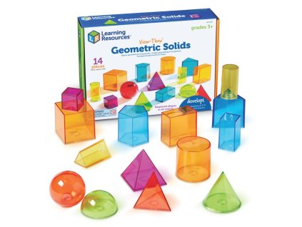 4415 3 learning resources pruhledne geometricke tvary sada 14 ks
