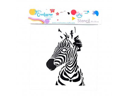 Šablona Creatissimo zebra