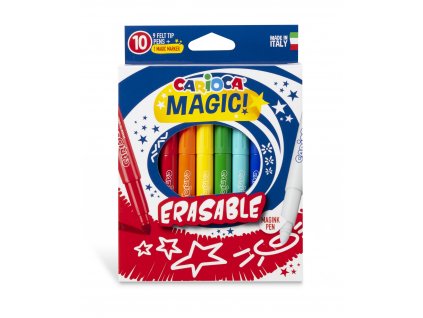 43182 CARIOCA Magic Markers Erasable Box 10 pcs