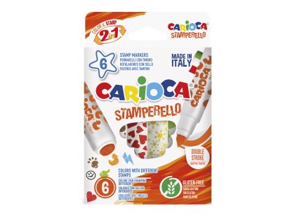 42279 CARIOCA Stamperello Felt tip pens 6 pcs