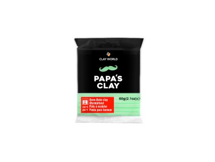 Papa's Clay Polymerová hmota 60 g mint green