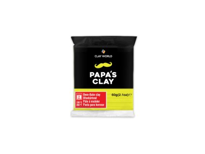 Papa's Clay Polymerová hmota 60 g žlutá