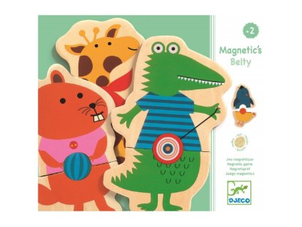 Djeco - Magnetická skládačka - Hravá zvířátka