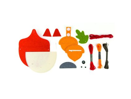 Kreativní sada - Petitcollage - Vyrob si kabelku - Liška