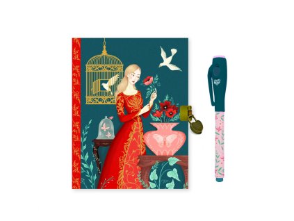 Tajný deník s kouzelným světlem a zámkem - Djeco - Lisa