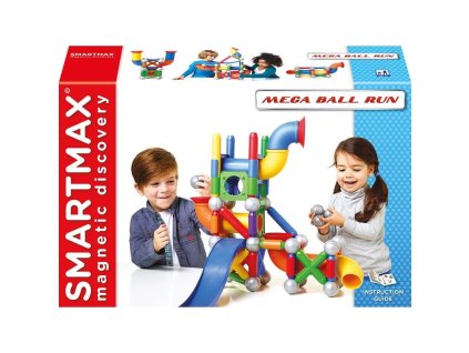 Smartmax - Magnetická stavebnice - Mega kuličková dráha XL 71 ks