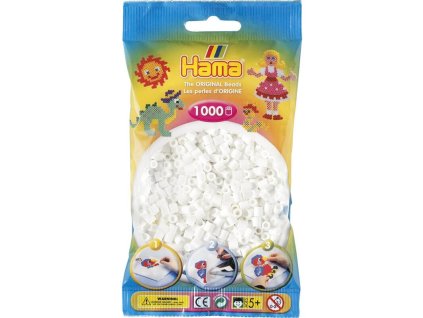 Zažehlovací korálky  - Hama- bílé - 1.000KS