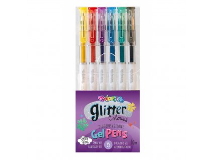 Gelové rollery Colorino - TŘPYTIVÉ 6 ks *