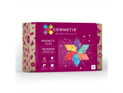 Connetix - Magnetická stavebnice - geometrie 30 dílů