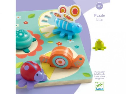 Djeco - Zvířátka v přírodě- vkládací puzzle