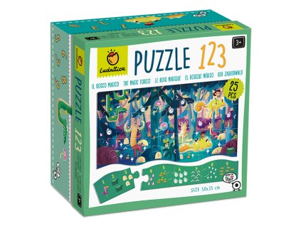 9164 ludattica puzzle 123 nauc se pocitat magicky les
