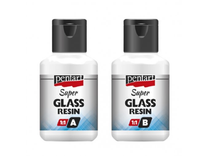 Pryskyřice SUPER GLASS PENTART dvousložková 40 ml