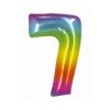 Godan - Balónek fóliový duhový s číslicí 0-9 SMART 76 cm (Číslice 9)