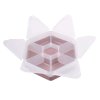 Svačinový box Mini - Hexagon růžový