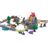 Hape – Dinosauří vláčkodráha Adventure Set - svítící